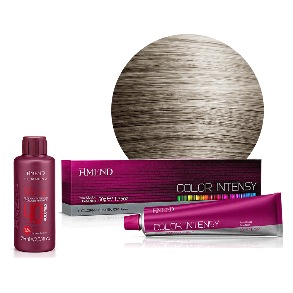 Kit color intensy 989 Louro Ultraclaro Pérola + OX 40